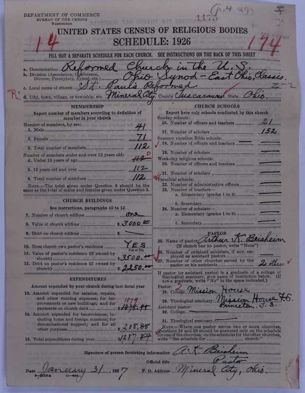 Scan of Reformed Church in the United States: 1175