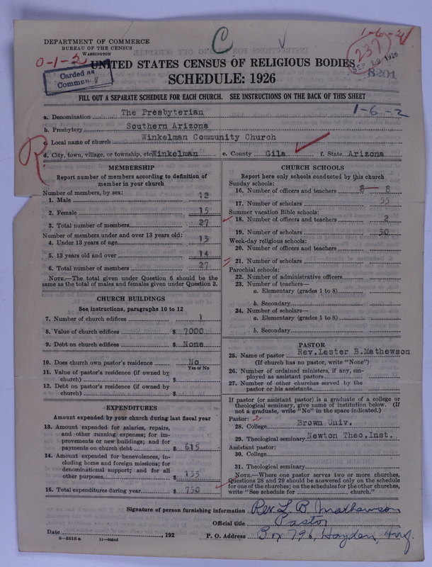 Scan of Presbyterian Church in the United States of America: 8201