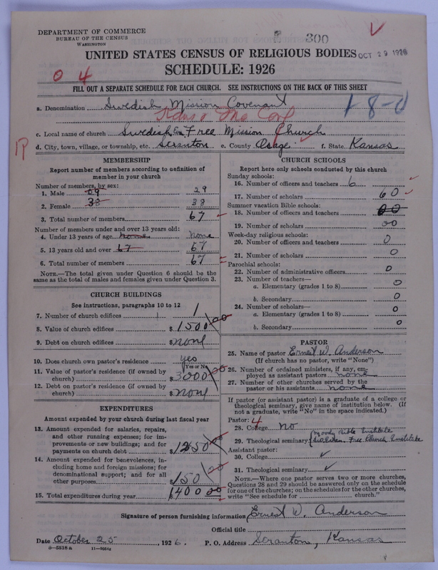 Scan of Swedish Evangelical Mission Covenant of America: 300