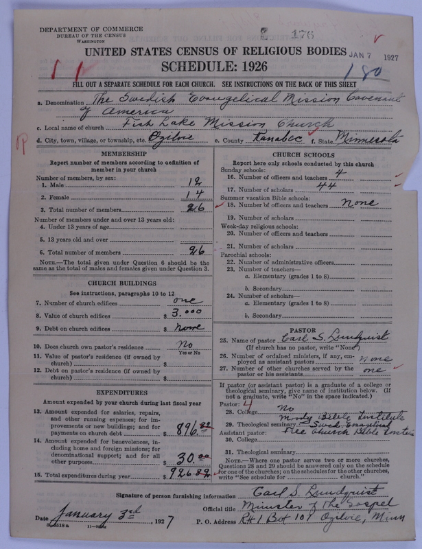 Scan of Swedish Evangelical Mission Covenant of America: 176