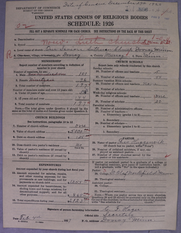 Scan of Norwegian Lutheran Church of America: 886
