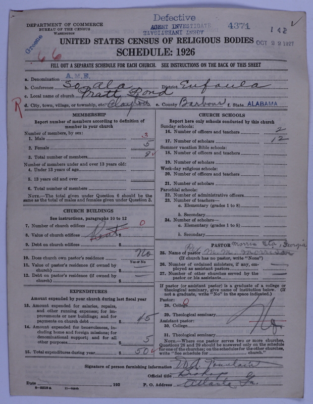 Scan of African Methodist Episcopal Church: 4371