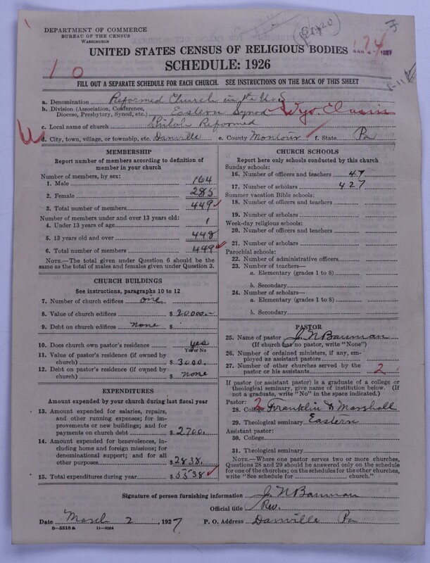 Scan of Reformed Church in the United States: 614