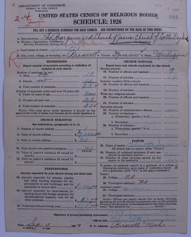 Scan of Reorganized Church of Jesus Christ of Latter Day Saints: 184