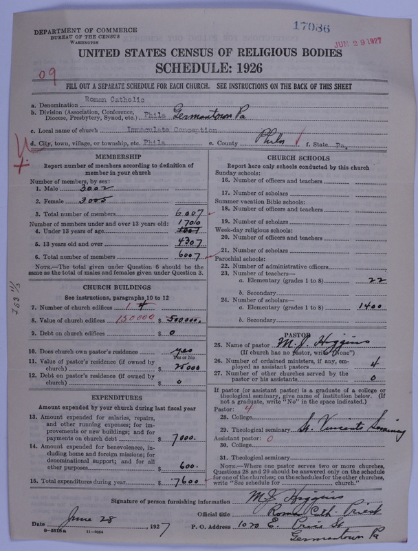 Scan of Roman Catholic Church: 17086