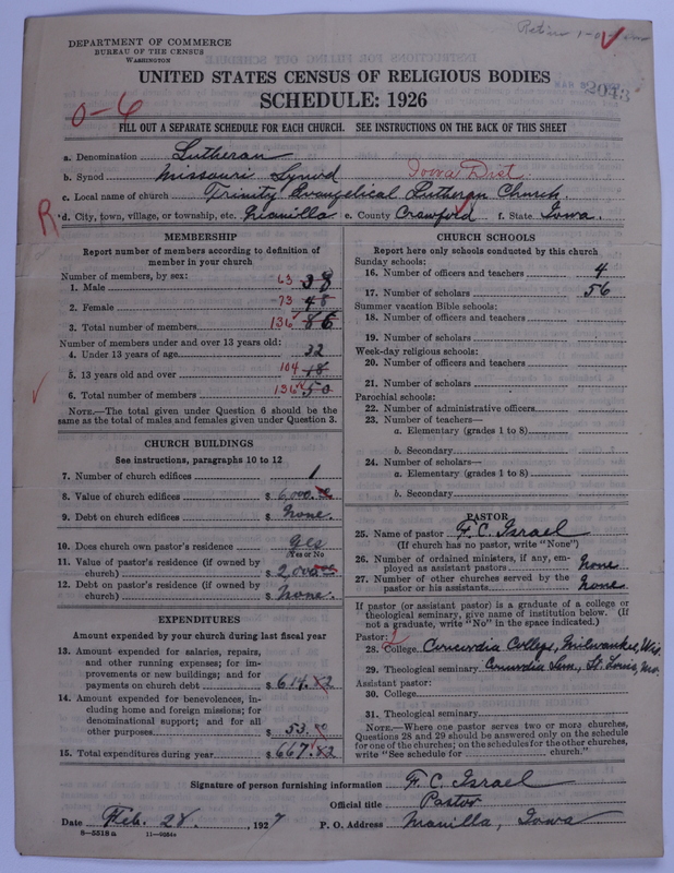 Scan of Evangelical Lutheran Synodical Conference of America: Evangelical Lutheran Synod of Missouri, Ohio, and Other States: 2043