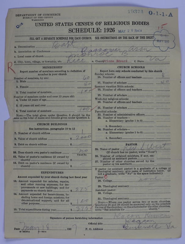 Scan of Negro Baptists: 19374