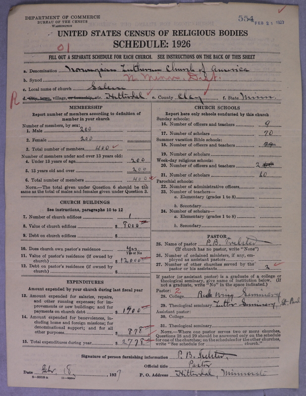 Scan of Norwegian Lutheran Church of America: 554