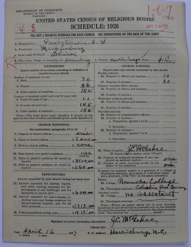 Scan of Presbyterian Church in the United States: 1066