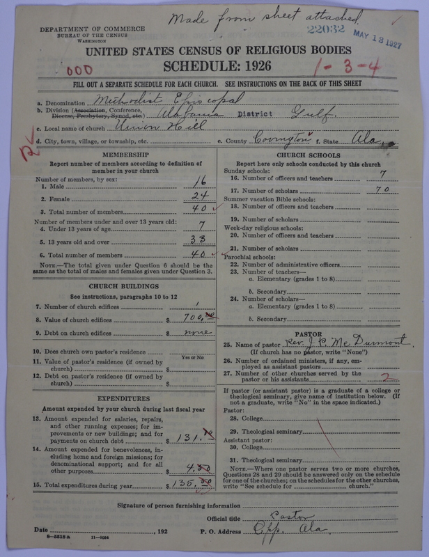 Scan of Methodist Episcopal Church: 22032