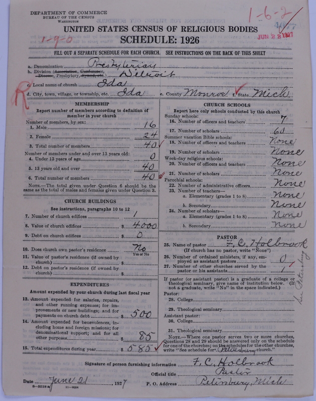 Scan of Presbyterian Church in the United States of America: 4077