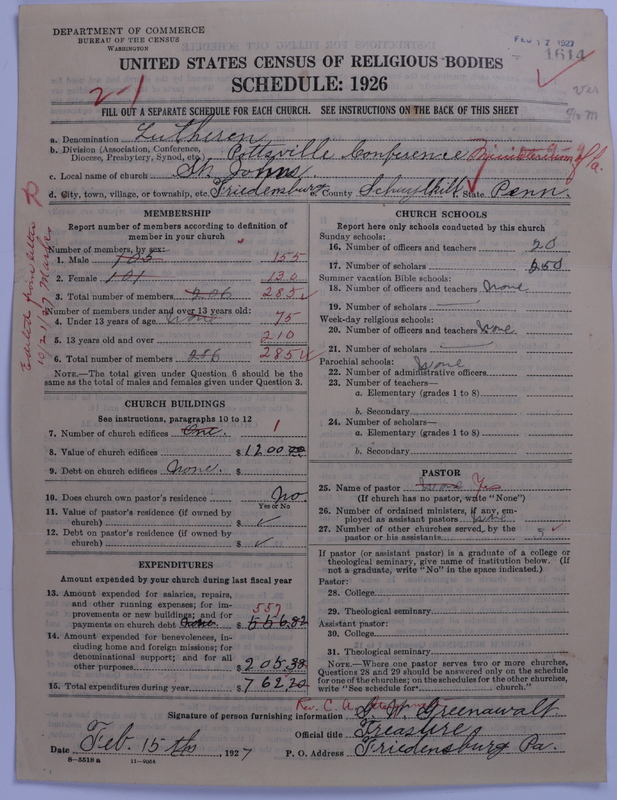 Scan of United Lutheran Church in America: 1614