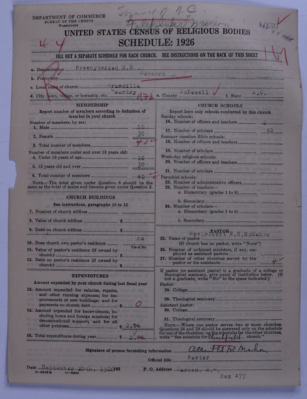 Scan of Presbyterian Church in the United States: 1039