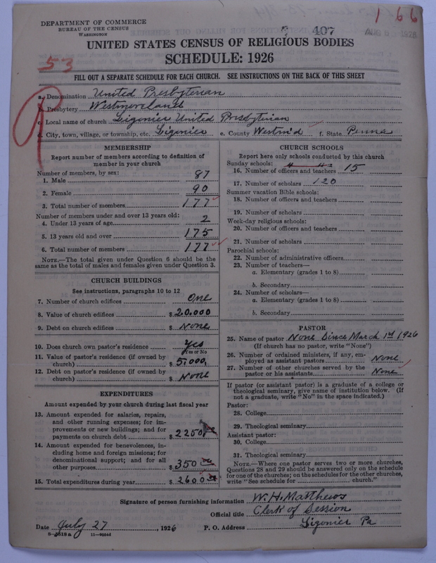 Scan of United Presbyterian Church of North America: 407