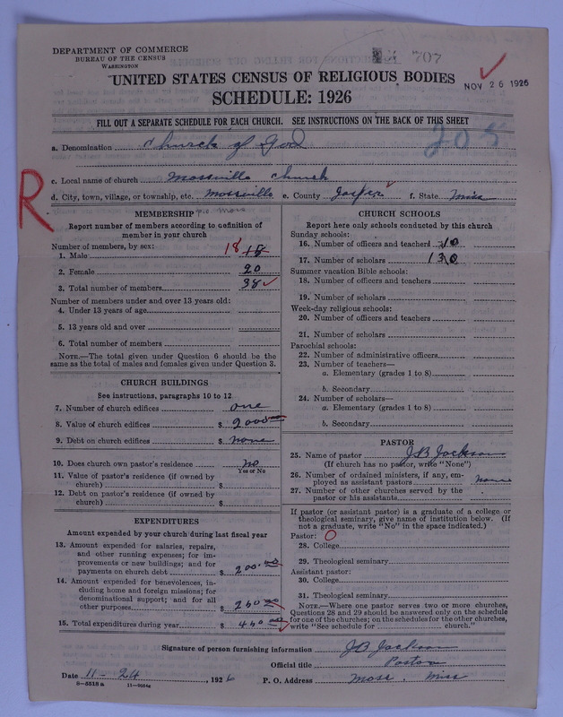 Scan of Church of God (Headquarters, Anderson, Ind.): 707