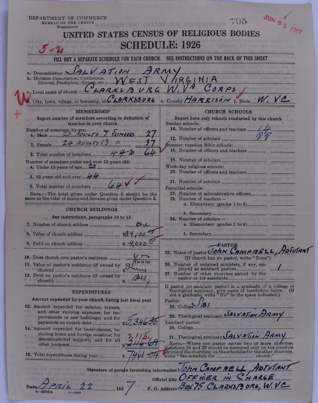 Scan of Salvation Army: 705