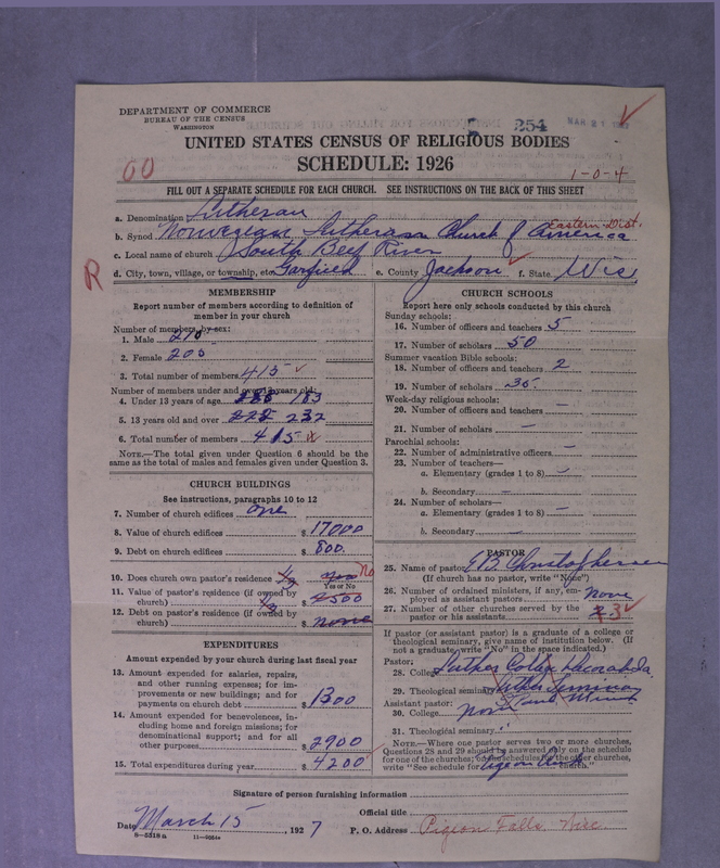 Scan of Norwegian Lutheran Church of America: 254
