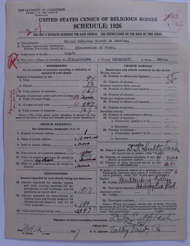 Scan of United Lutheran Church in America: 1613