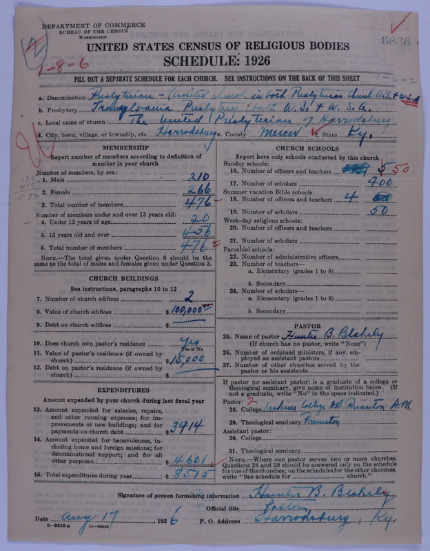 Scan of Presbyterian Church in the United States of America: 6836