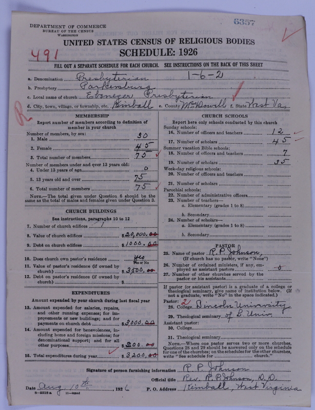 Scan of Presbyterian Church in the United States of America: 6357