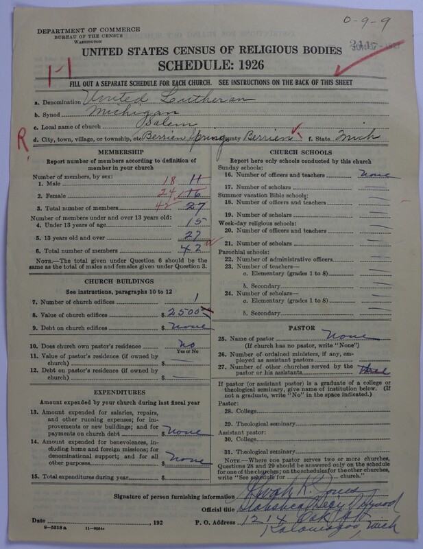 Scan of United Lutheran Church in America: 2447