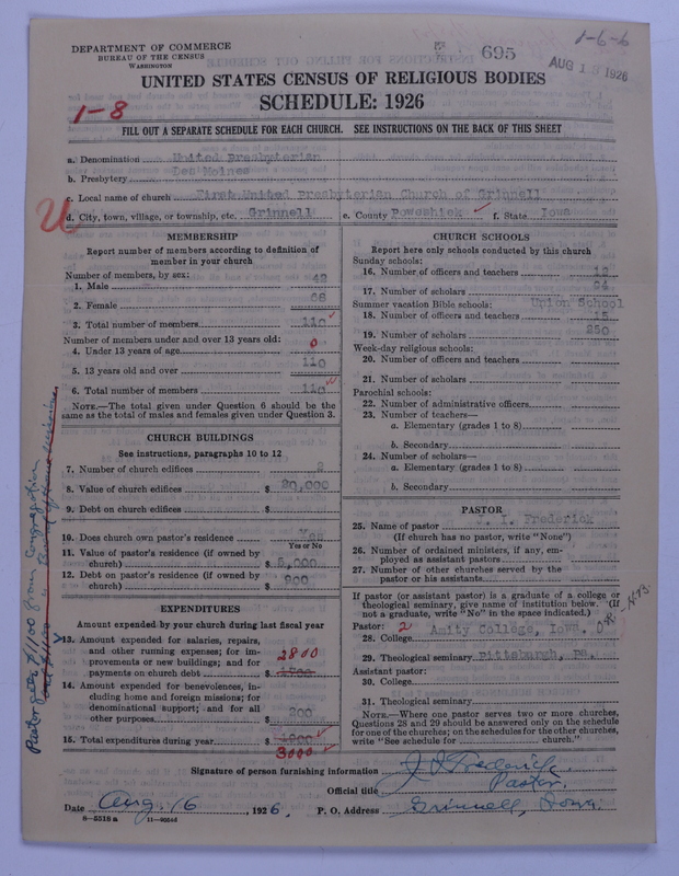 Scan of United Presbyterian Church of North America: 695