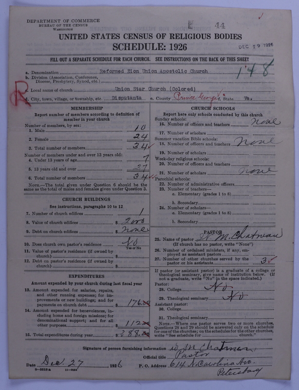 Scan of Reformed Zion Union Apostolic Church: 44