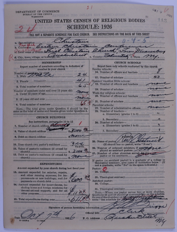Scan of Christian Church (General Convention of the Christian Church): 113