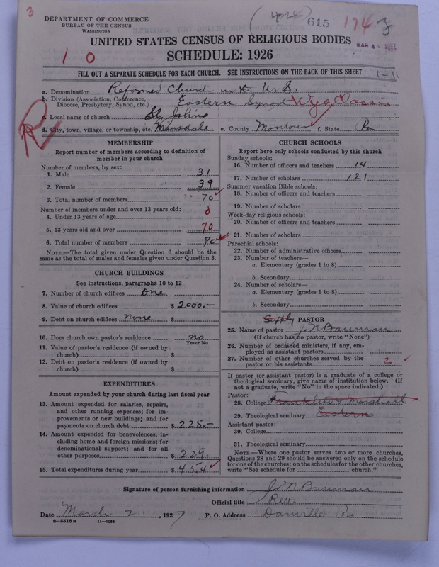 Scan of Reformed Church in the United States: 615