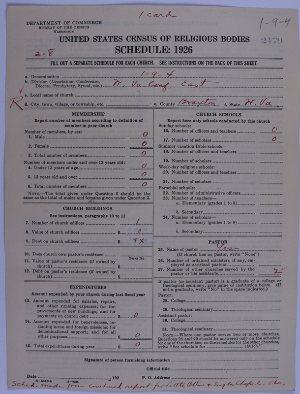 Scan of Church of the United Brethren in Christ: 2479