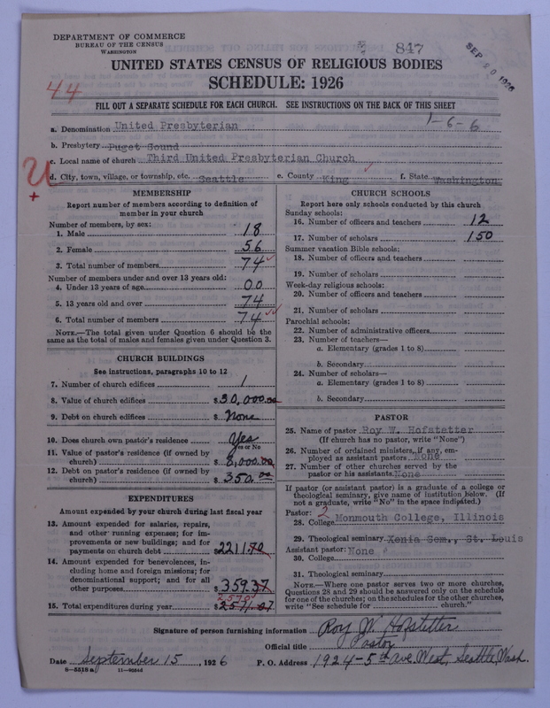 Scan of United Presbyterian Church of North America: 847