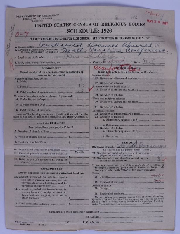 Scan of Pentecostal Holiness Church: 62