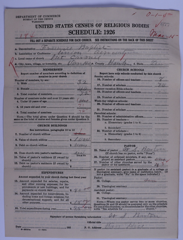 Scan of Free Will Baptists: 677