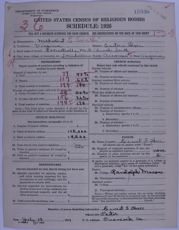 Scan of Methodist Episcopal Church, South: 15836