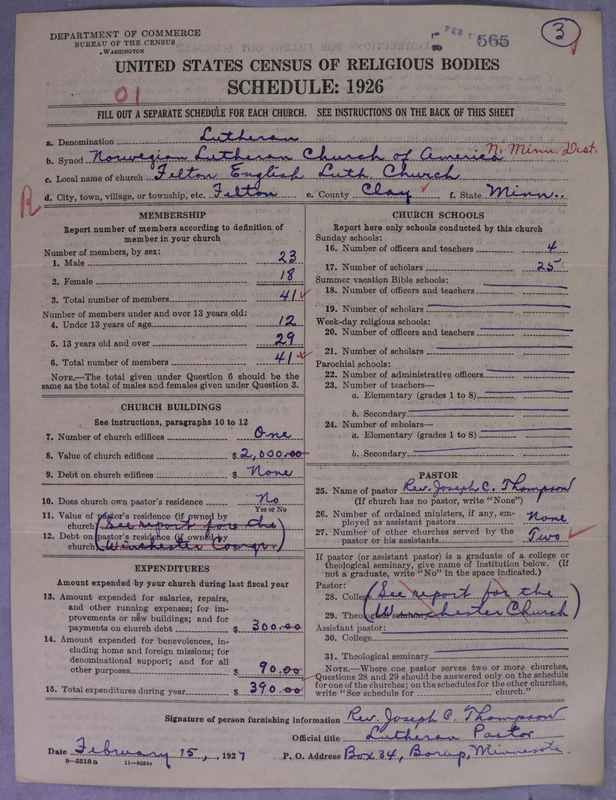 Scan of Norwegian Lutheran Church of America: 565