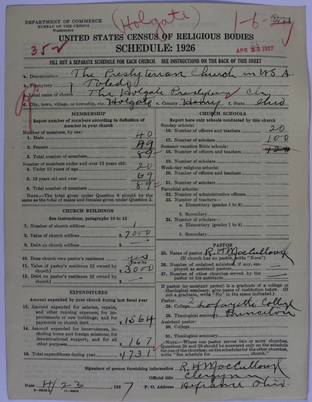 Scan of Presbyterian Church in the United States of America: 2771