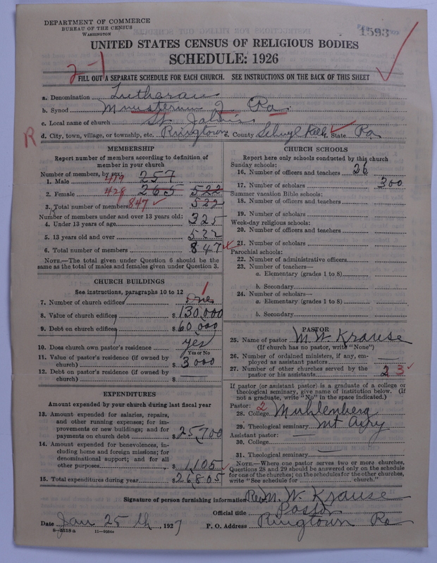 Scan of United Lutheran Church in America: 1593