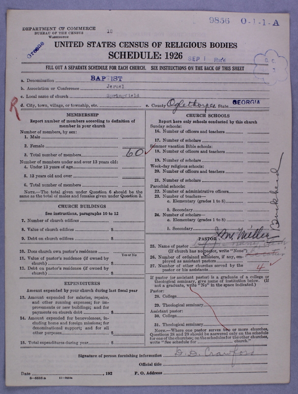 Scan of Negro Baptists: 9856