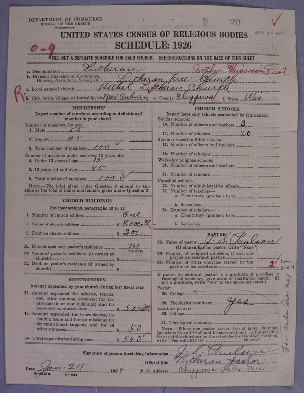 Scan of Lutheran Free Church: 20
