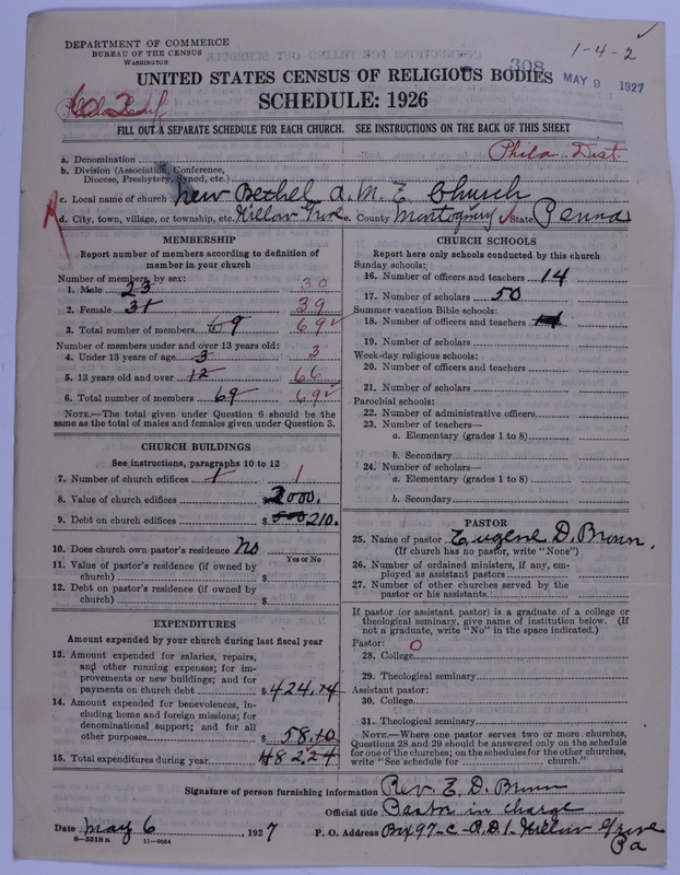 Scan of African Methodist Episcopal Church: 308