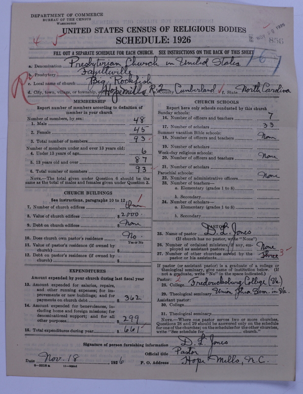 Scan of Presbyterian Church in the United States: 856