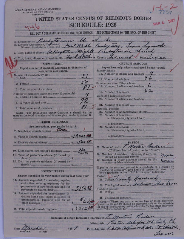 Scan of Presbyterian Church in the United States of America: 7757