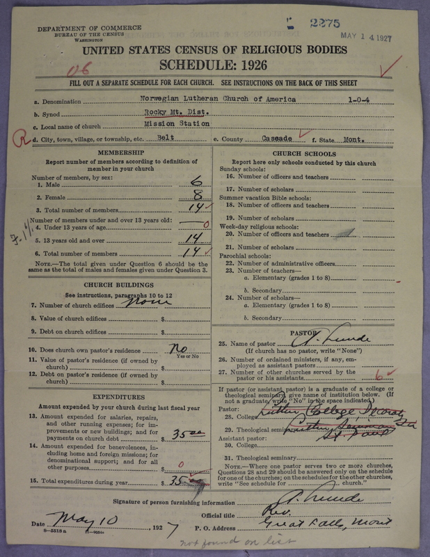 Scan of Norwegian Lutheran Church of America: 2275