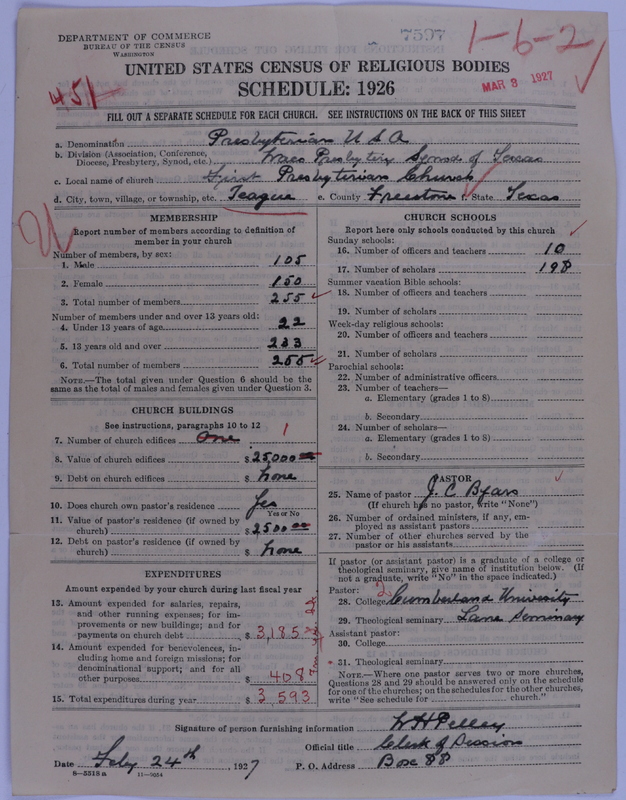 Scan of Presbyterian Church in the United States of America: 7597