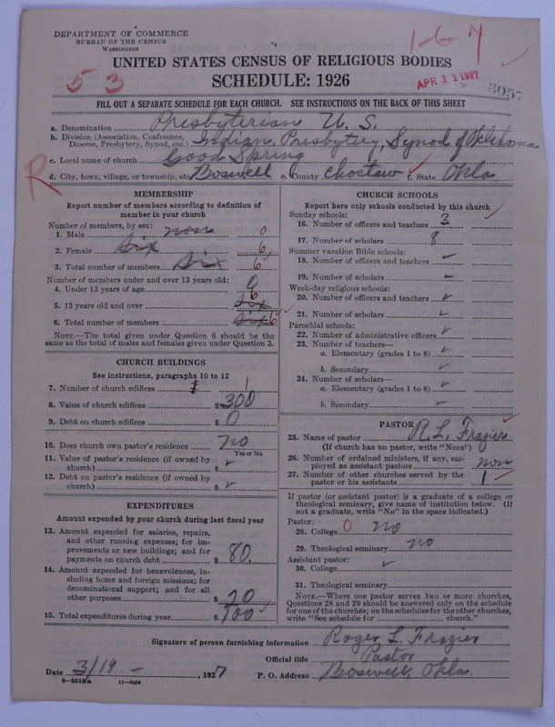 Scan of Presbyterian Church in the United States: 3057