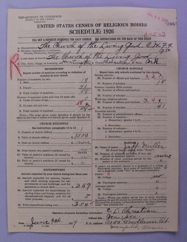 Scan of Church of the Living God, Christian Workers for Fellowship: 83