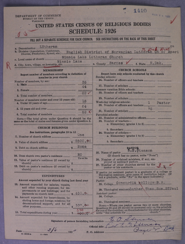 Scan of Norwegian Lutheran Church of America: 1410