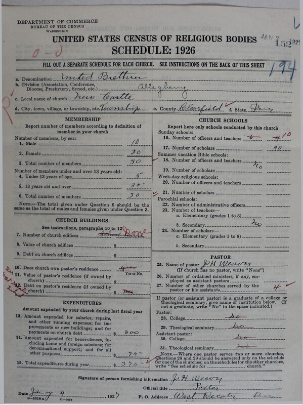 Scan of Church of the United Brethren in Christ: 152
