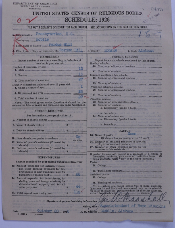 Scan of Presbyterian Church in the United States: 2475