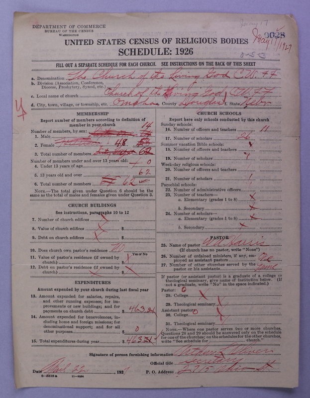Scan of Church of the Living God, Christian Workers for Fellowship: 28